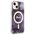 Guess case for iPhone 14 6,1&quot; GUHMP14SHTMRSU purple hard case Golden Marble MagSafe 3666339115838