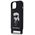 Karl Lagerfeld case for iPhone 15 6,1&quot; KLHCP15SSCBSKNK hardcase black Crossbody Silicone Ikonik 3666339167431