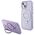 Guess case for iPhone 15 Plus 6,7&quot; GUHMP15MHRSGSU purple HC RING STAND MAGSAFE SCRIPT LOGO GLITTER 3666339156756