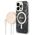 Guess set case + charger for iPhone 14 Pro 6,1&quot; GUBPP14LHMEACSK black hard case Marble MagSafe 3666339103132