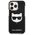 Karl Lagerfeld case for iPhone 13 Pro KLHCP13LTPECK black hard case Iconic Choupette Head 3666339048501