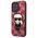Karl Lagerfeld case for iPhone 13 Pro Max KLHCP13XPMNIKPI red hard case Monogram Iconic Karl 3666339049430