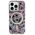 Guess case for iPhone 14 Pro 6,1&quot; GUHMP14LHCFWSP pink hardcase Magsafe IML Flower 3666339115579