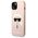Karl Lagerfeld case for iPhone 14 Pro Max 6,7&quot; KLHMP14XSLKHLP pink HC Silicone Karl Head 3666339078065