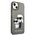 Karl Lagerfeld case for iPhone 14 Plus 6,7&quot; KLHCP14MHNKCTGK black hardcase Gliter Karl&Choupette 3666339087210
