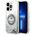 Karl Lagerfeld case for iPhone 14 Pro 6,1&quot; KLHCP14LLCRSGRS silver hardcase Liquid Glitter RSG 3666339085902