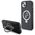 Karl Lagerfeld case for iPhone 15 Pro 6,1&quot; KLHMP15MHMRSKCK black hardcase Ring Stand Karl&Choupettte MagSafe 3666339169121