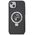 Karl Lagerfeld case for iPhone 15 Pro 6,1&quot; KLHMP15MHMRSKCK black hardcase Ring Stand Karl&Choupettte MagSafe 3666339169121