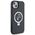 Karl Lagerfeld case for iPhone 15 Pro 6,1&quot; KLHMP15MHMRSKCK black hardcase Ring Stand Karl&Choupettte MagSafe 3666339169121