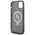 Karl Lagerfeld case for iPhone 15 Pro 6,1&quot; KLHMP15MHMRSKCK black hardcase Ring Stand Karl&Choupettte MagSafe 3666339169121