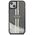 Guess case for iPhone 15 Plus 6,7&quot; GUHCP15MLFCSEGK black HC LIQ. GLITTER GOLD STRIPES 3666339223533