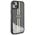 Guess case for iPhone 15 Plus 6,7&quot; GUHCP15MLFCSEGK black HC LIQ. GLITTER GOLD STRIPES 3666339223533