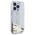 Guess case for iPhone 15 Pro 6,1&quot; GUHCP15LLFCSEGT transparent HC LIQ. GLITTER GOLD STRIPES 3666339223960