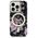 Guess case for iPhone 14 Pro 6,1&quot; GUHMP14LHCFWSK black hardcase Magsafe IML Flower 3666339115531