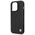 BMW case for iPhone 14 Pro 6,1&quot; BMHCP14L22RBDK black Sign HC Leather Quilted 3666339066468