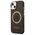 Guess case for iPhone 13 Pro / 13 6,1&quot; GUHMP13LHTCMK black hard case Gold Outline Translucent MagSafe 3666339057039