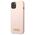 Guess case for iPhone 13 Pro / 13 6,1&quot; GUHMP13LSPLP pink hard case Silicone Logo Plate MagSafe 3666339056872