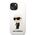 Karl Lagerfeld case for iPhone 14 Plus 6,7&quot; KLHCP14MSNIKBCH white hardcase Silicone Ikonik 3666339086619