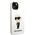 Karl Lagerfeld case for iPhone 14 Plus 6,7&quot; KLHCP14MSNIKBCH white hardcase Silicone Ikonik 3666339086619