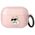 Karl Lagerfeld case for Airpods Pro KLAPHNCHTCP pink Ikonik Choupette 3666339088088