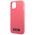 Karl Lagerfeld case for iPhone 13 KLHCP13MSLMP1PI fuchsia hard case Liquid Glitter Logo 3666339048815