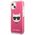 Karl Lagerfeld case for iPhone 13 Pro Max KLHCP13XTPECPI fuchsia hard case Iconic Choupette Head 3666339048556