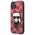Karl Lagerfeld case for iPhone 13 Mini KLHCP13SPMNIKPI red hard case Monogram Iconic Karl 3666339049409