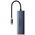 USB hub Baseus UltraJoy, 5 Port, Type-C to 3xUSB 3.0, RJ45, PD, Gray - 12071 έως 12 άτοκες Δόσεις