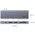 USB hub Baseus Harmonica, 5 Port, Type-C to 2xUSB 3.0, PD, TF, Micro SD, Gray - 12078 έως 12 άτοκες Δόσεις