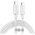Network charger Baseus GaN5 Pro Fast, 65W, PD cable, White - 40410 έως 12 άτοκες Δόσεις