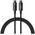Data cable Baseus Tungsten Gold, Type-C - Type-C, 240W, 2.0m, Black - 40456 έως 12 άτοκες Δόσεις
