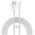 Data cable Baseus Dynamic, Lightning, 1.0m, White - 40467 έως 12 άτοκες Δόσεις