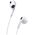 Mobile earphones Baseus Encok H17, Microphone, White - 20762 έως 12 άτοκες Δόσεις