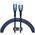 Data cable Baseus Glimmer, Type-C, 100W, 1.0m, Blue - 40481 έως 12 άτοκες Δόσεις