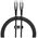 Data cable Baseus Glimmer, Type-C - Type-C, 100W, PD, 1.0m, Black - 40483 έως 12 άτοκες Δόσεις