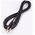 Maxlife audio cable jack 3.5 mm - jack 3.5 mm 1m black 5900495594716