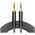Maxlife audio cable jack 3.5 mm - jack 3.5 mm 1m black 5900495594716