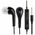 Headset Earphones for SAMSUNG EHS64AVFBE black 09045644