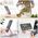 Stand for Phone and Tablet Tech-Protect Z16 silver 0795787711514