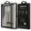 Case IPHONE 12 / 12 PRO Mercedes AMG Hardcase Electroplate Black&White (AMHCP12MTCBW) transparent 3666339014230