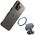 Universal Magnetic Metalplate Rings MagSafe 2-pack black & silver 9589046926266
