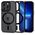 Case IPHONE 14 PRO Tech-Protect Magmat MagSafe Black transparent 9589046925481