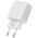 Wall Charger 20W USB-C PD + USB QC3.0 + Cable 1m USB-C - Lightning Tech-Protect C65W white 9490713929124