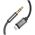 Cable 1m Lightning - AUX mini jack 3,5mm Tech-Protect Ultraboost black 9490713929087