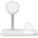 Wireless Magnetic Charger 3in1 15W for Smartphones with MagSafe, AirPods, Apple Watch Watch Tech-Protect QI15W A22 white 9490713930977