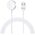 Magnetic Charging Cable USB for Apple Watch 1.2m Tech-Protect Ultraboost white 9490713932773