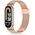 Strap for XIAOMI MI BAND 8 / 8 NFC Tech-Protect Milaneseband gold & pink 9490713935163