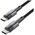 Cable 3A 60W 1m PD USB-C - USB-C Tech-Protect UltraBoost grey 9490713933978