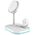 Magnetic Wireless Charger MagSafe 15W 3in1 Tech-Protect QI15W-A27 white 9490713934647