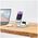 Magnetic Wireless Charger MagSafe 15W 3in1 Tech-Protect QI15W-A27 white 9490713934647